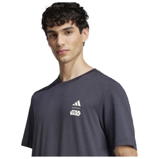 Adidas Ανδρική κοντομάνικη μπλούζα x Star Wars The Mandalorian Back Graphic Tee